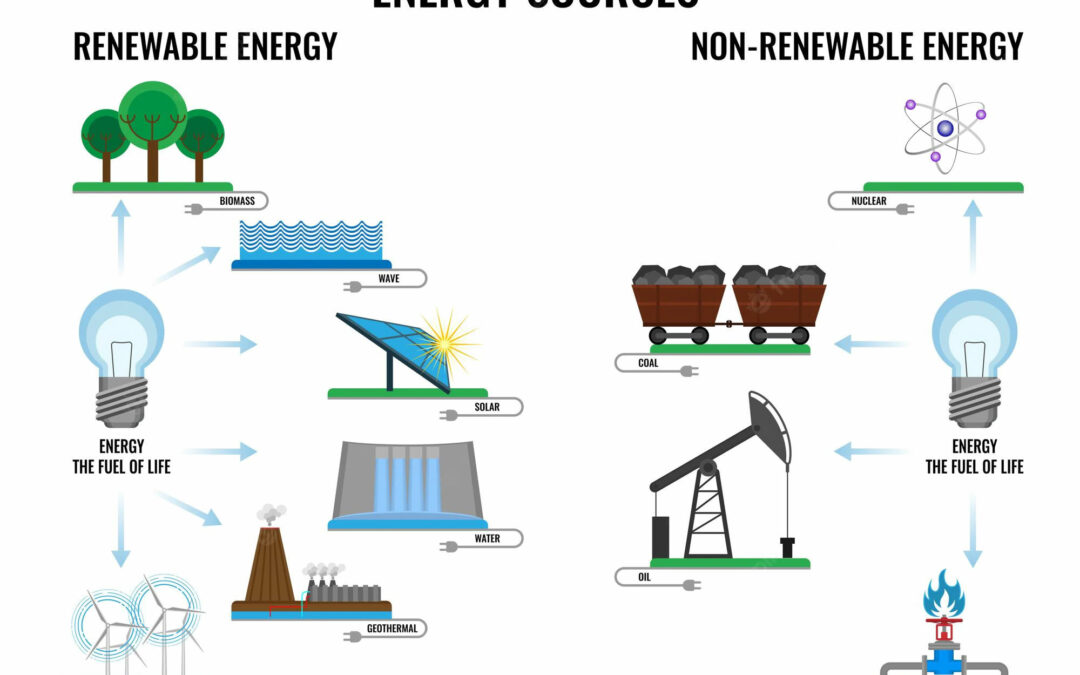 La différence entre les énergies renouvelables et non renouvelables